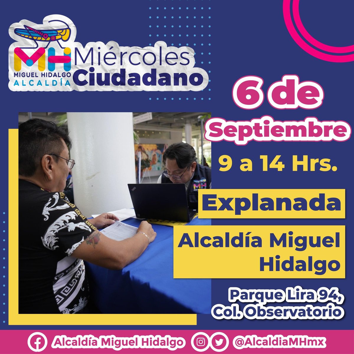 MayeliRuizO's tweet photo. Vecin@s, como cada semana nos vemos el día de mañana en el #MiércolesCiudadano en la explanada de la @AlcaldiaMHmx.

#AvancemosConPasoFirme
#ConcejalaMH https://t.co/y8wN4YiOW4