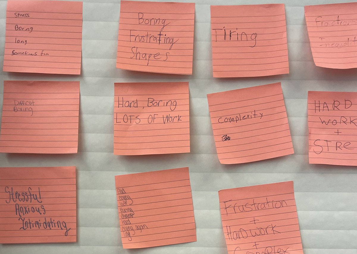 mlhaggerty's tweet image. Starting a new school year I was wondering  what students think &amp;amp; feel about mathematics class. It surprises me that so many students have adverse feelings towards math. As an educator, my goal this year is to help students develop a mathematical growth mindset. @careim2