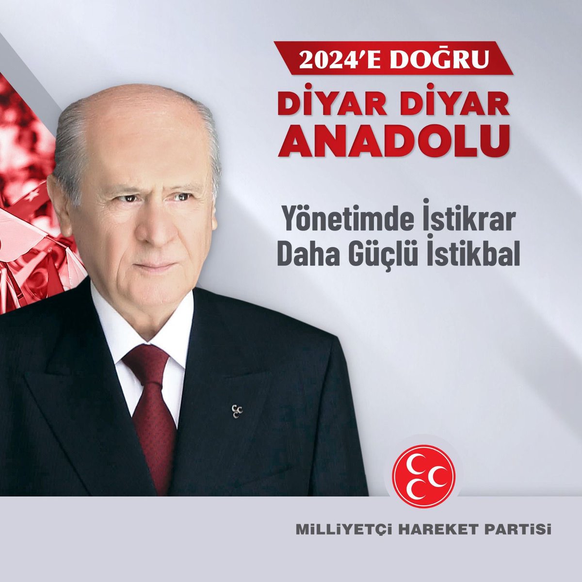 2024’E DOĞRU DİYAR DİYAR ANADOLU

Yönetimde İstikrar
Daha Güçlü İstikbal