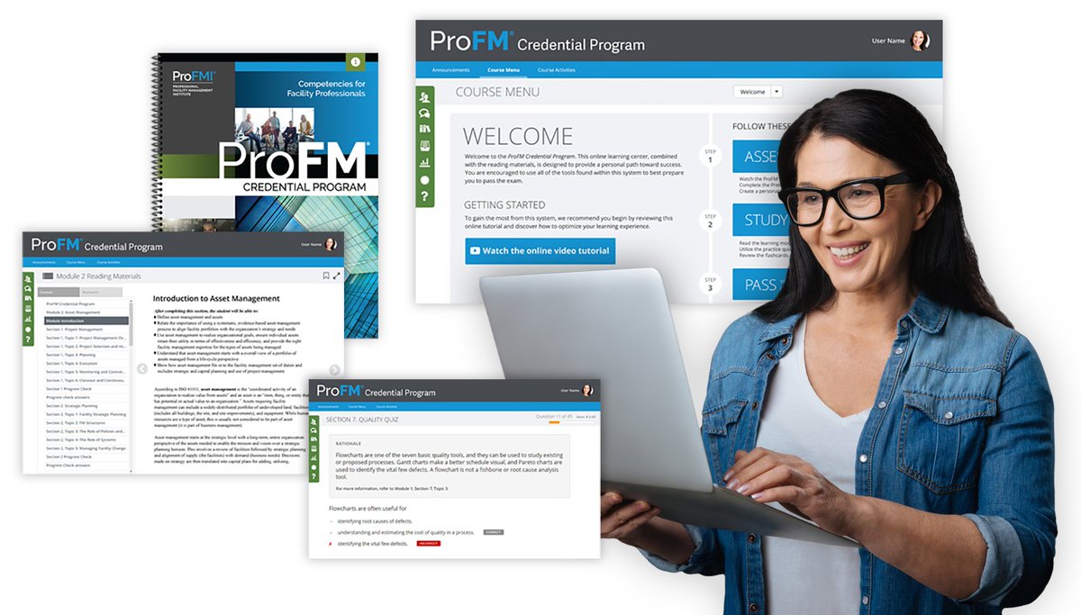 profmcredential's tweet image. What if we told you that FM career advancement was just 3 steps away? See how ProFM can help you reach the next level in #facilitiesmanagement: okt.to/2BmJ3f #TransformFM #FacMan