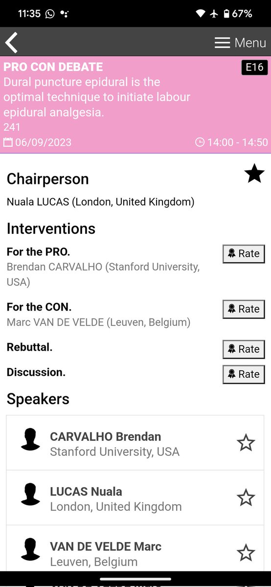 Brendan Carvalho, MD, FRCA ๐บ๐ธ๐ฟ๐ฆ๐ต๐น (@carvalb) on Twitter photo Looking forward to a fun debate... <a href="/MarcVandeVelde6/">Marc Van de Velde</a> <a href="/noolslucas/">Nuala Lucas</a> <a href="/EMARIANOMD/">Ed Mariano, MD, MAS, FASA, FASRA ๐บ๐ธ๐ต๐ญ</a> #ESRAworld2023 Looking forward to a fun debate... <a href="/MarcVandeVelde6/">Marc Van de Velde</a> <a href="/noolslucas/">Nuala Lucas</a> <a href="/EMARIANOMD/">Ed Mariano, MD, MAS, FASA, FASRA ๐บ๐ธ๐ต๐ญ</a> #ESRAworld2023