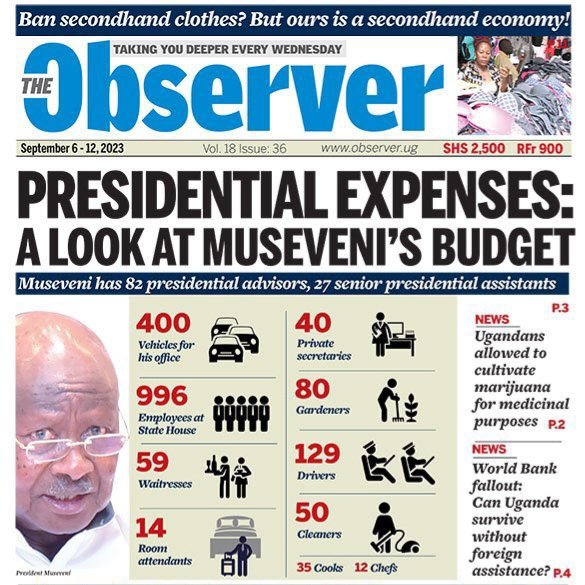 MKSerumaga's tweet photo. "For all my 63 years in Uganda's politics, I have never sold my cows to facilitate elections." Yoweri Museveni
No you use the national Treasury to facilitate elections via patronage
#PRESIDE #PIDIB #PACEID etc. https://t.co/bPDt8qo1Xn