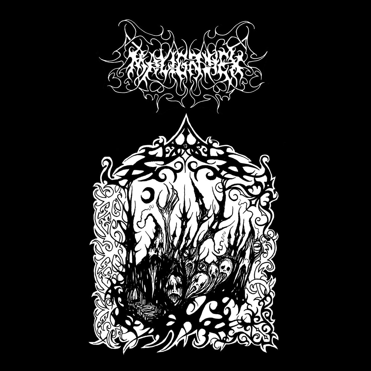 ReignRotting's tweet image. New cover artwork for the new MALIGN HEX album, coming soon.

DM me for black metal art commissions. I am currently available for work. 

#blackmetal #darkart