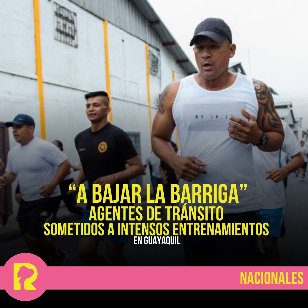 realidades593's tweet photo. #Nacionales 

Más de 700 agentes metropolitanos de seguridad de @alcaldiagye, iniciaron este martes jornadas de entrenamiento físico progresivo, esto hace parte de una reestructuración en esa fuerza del orden.

#UltimaHora #Urgente #Viral #NoticiasEcuador #AgenteDeTransito https://t.co/FiCZaz6EXF