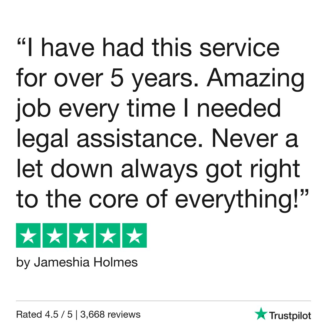 legalshield's tweet image. This #LegalShield Member has great things to say about our services! 🤩