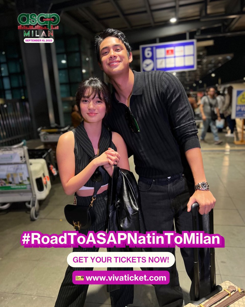 From GOOD VIBES to KILIG-ITY VIBES! Abangan sina <a href="/donnypangilinan/">Donny</a> and <a href="/bellemariano02/">Belle Mariano</a> sa ASAP Natin 'To Milan!!!😘😍🥰

Catch your favorite Kapamilya Artists at ASAP in Milan on September 10, 2023 at the Mediolanum Forum, Assago, Milan, Italy! 
Get your tickets now! 👉