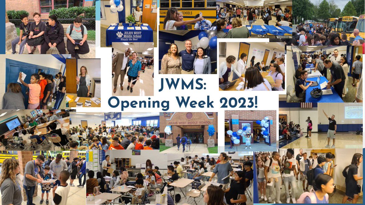 Great Opening Week at JWMS!!😊😊
