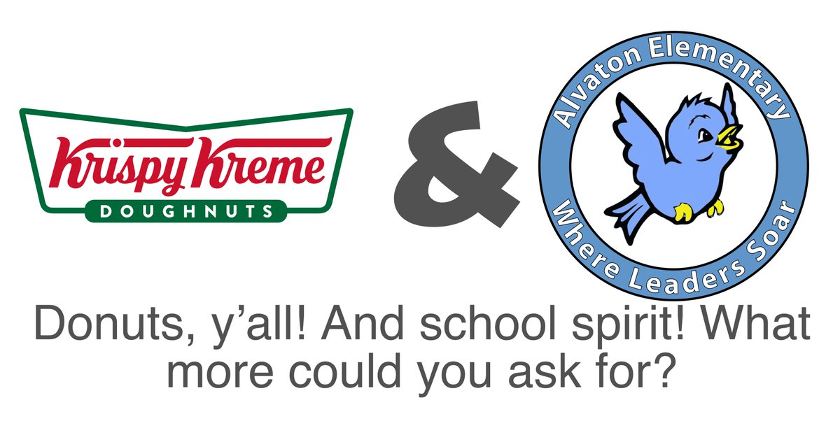 Spirit Week!
1. Visit:groupraise.com/offer-campaign…
2. Order delicious donuts!
3. Pick up their Dozens at 370+ participating Krispy Kreme locations across the U.S.
Get your kids a dozen! Get your grandma a dozen! Go get you a donut and support our school!