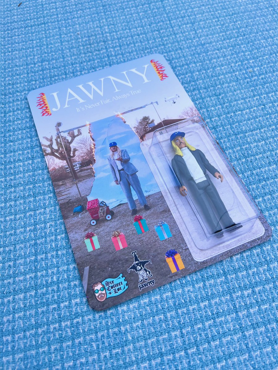 JAWNY ACTION FIGURE. only 10 made. all handmade and hand painted. giving away 2 on my instagram. “boy scout” this friday!