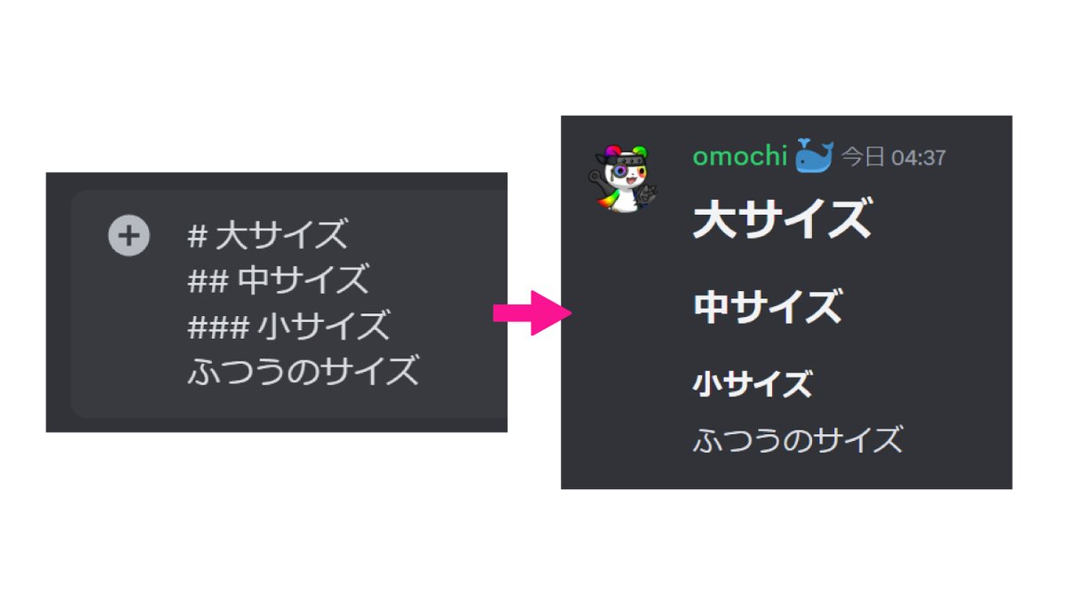 🔰Discord豆知識🔰 Discordに書き込むテキストを装飾する方法についてまとめました‼️ 【太字＆斜め文字】 ✓太字  太字にしたいテキストの前後に『*』(アスタリスク)を2つずつ入れる👉【**てすと**】 ✓斜め文字 斜め文字にしたいテキスト(英数字のみ)の前後に『*』を  ...