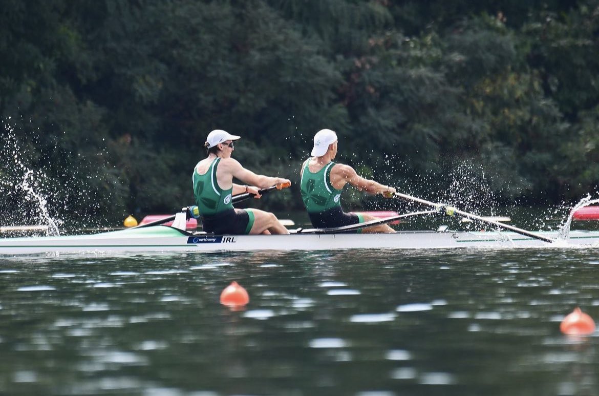 Good luck to Nathan Timoney and Ross Corrigan who race in the quarter finals of the World Championships in Belgrade @WorldRowing tomorrow at 12.18. This is the next step towards their goal of qualifying the Men’s Pair for Paris 2024 worldrowing.com/event/2023-wor…