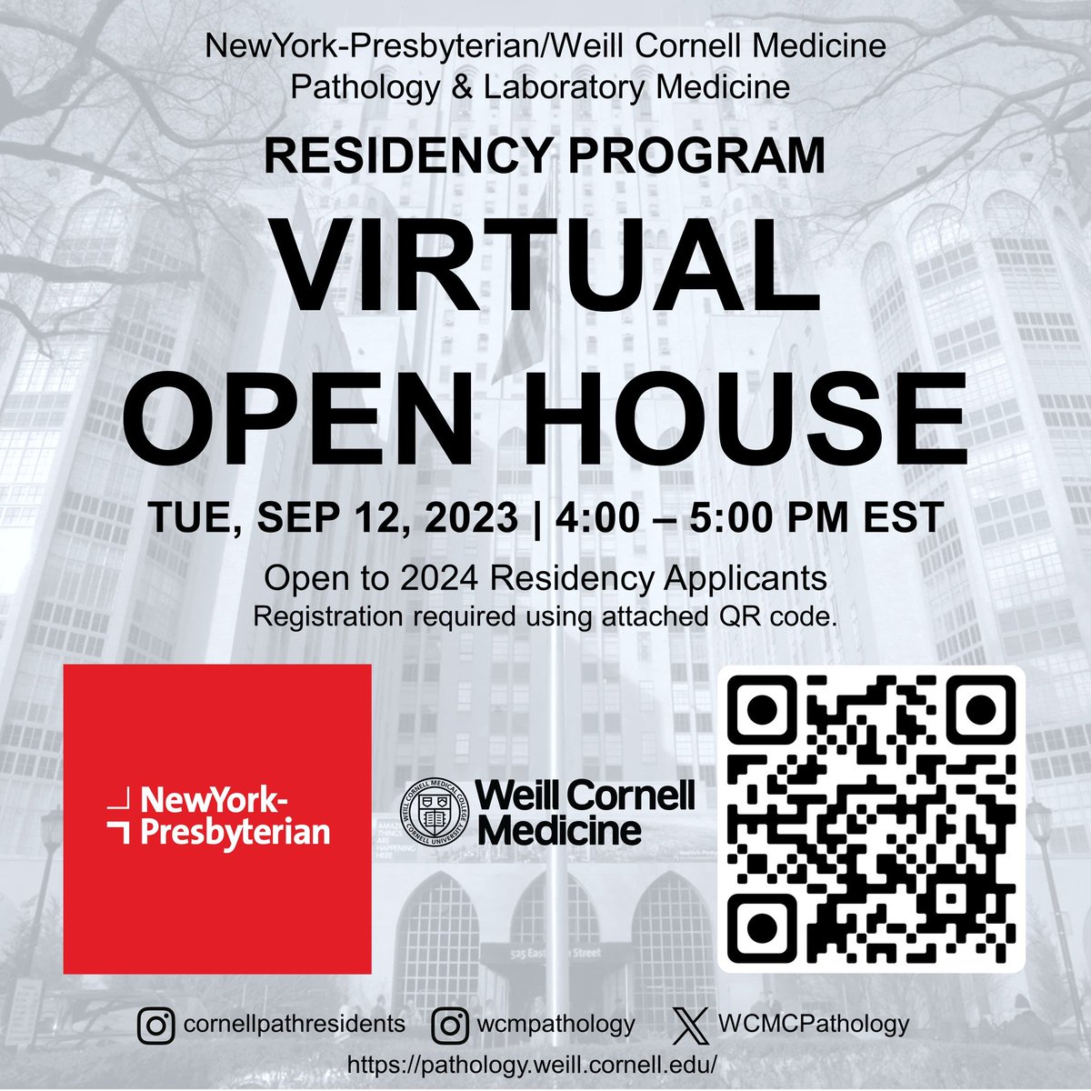 We will be hosting a virtual open house on Tuesday 9/12/23 at 4PM EST! Come learn about our training program! Please register to participate. forms.gle/rztQuv6shbEuFG…

#path2path #pathmatch24 #match2024