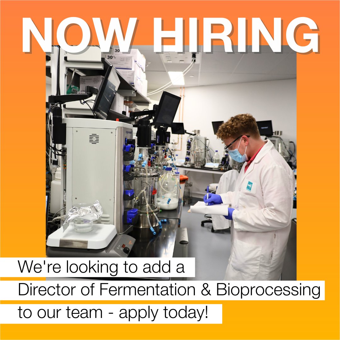 NOW HIRING: Director of Bioprocessing &amp; Fermentation

We are looking for a highly motivated Bioprocess Director to contribute on all aspects of managing the fermentation team and downstream processing team.  Apply today! 
motiffoodworksinc.applytojob.com/apply/xnqbg9XN…
