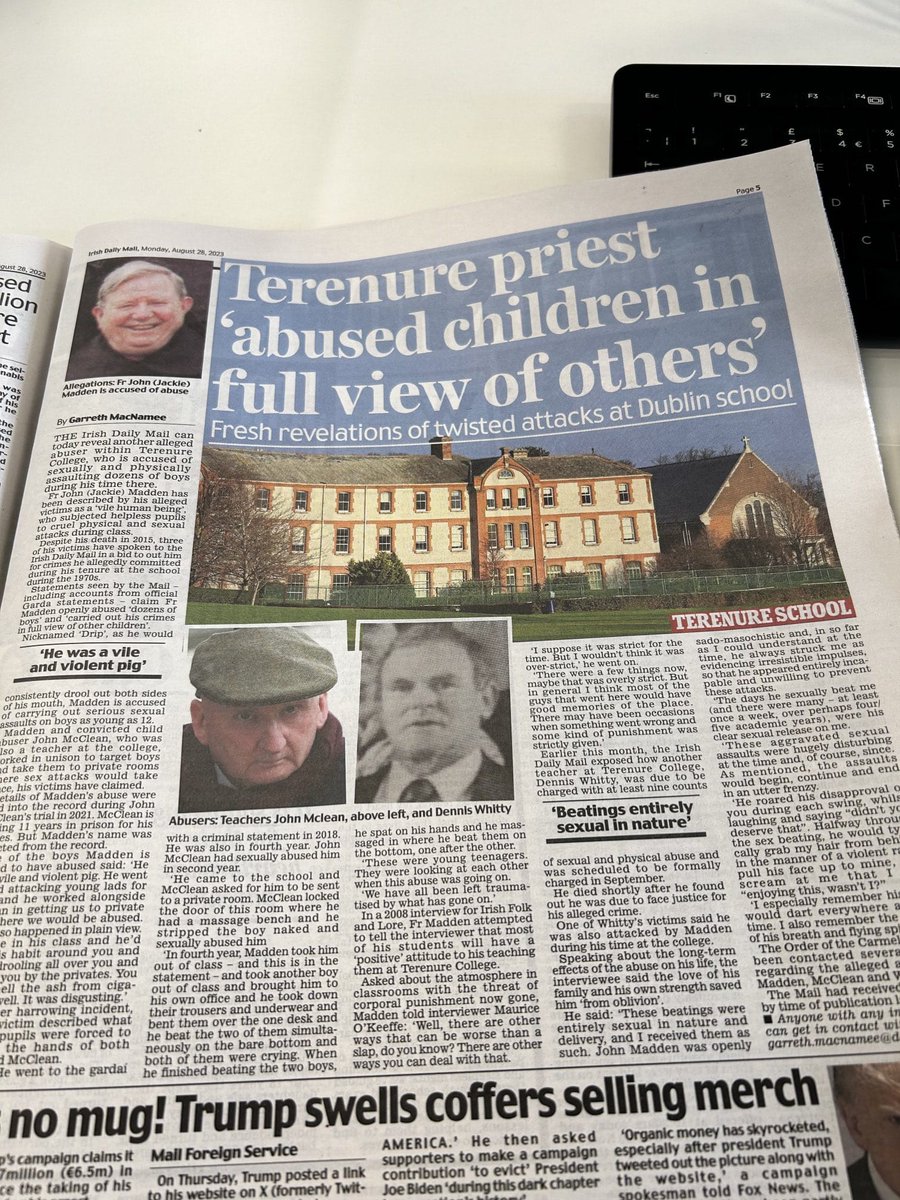 taxidamien's tweet photo. Well my father worked his backside off to send me to a fee paying school thinking he was doing the best for me. Well as lot of you know how that turned out and #JohnMcClean was only the tip of the iceberg
#TerenureCollege #Carmelites #TonightVMTV https://t.co/eamLKnnGF3