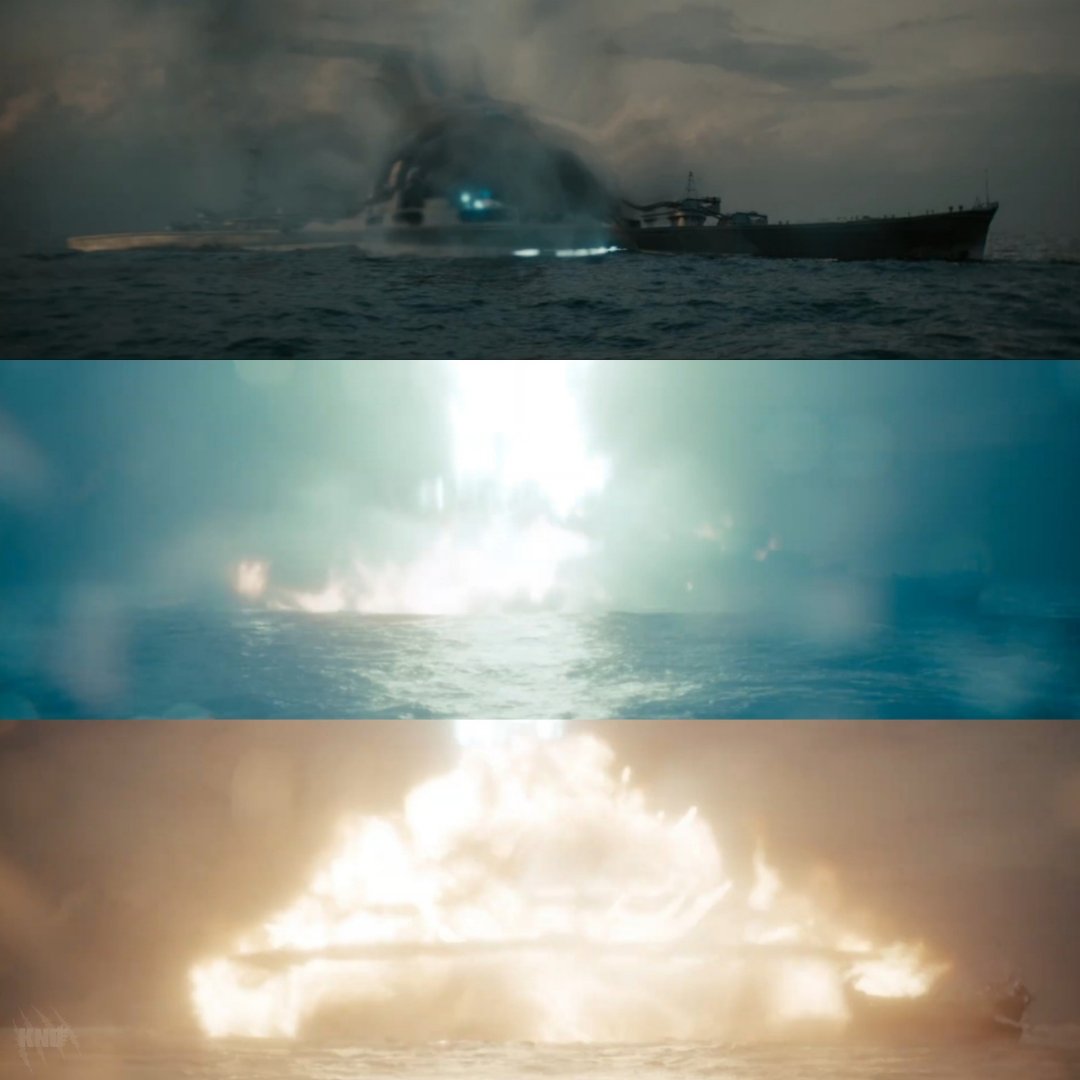 The first look at Godzilla's atomic breath from \, image size:1080x1080