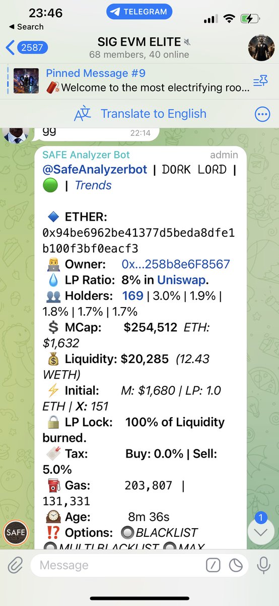 SersOfficial's tweet photo. $DORKL called at 250K MCAP in our #Elite private.

Now sitting at 7M.

You do the math.

#DORKL $ETH #Crypto #PEPE $BTC #WETH #volume https://t.co/QCRoM2wGYD