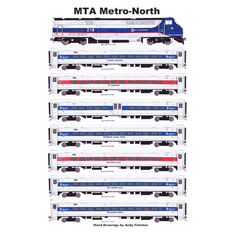 CustomTrains's tweet image. This @MetroNorth train carries commuters on the Hudson Line. Thank you to the men and women of Metro-North for moving passengers in safety and comfort everyday. #ThankARailroader #TakeTransit customtrains.org