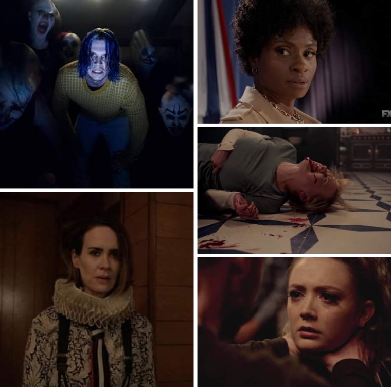 AHS_Mania's tweet photo. Hace 6 años se estrenaba la temporada de horror político y realista, con el personaje más retador de Evan Peters en la serie y un gran guión, American Horror Story Cult 🐝

#AHS #AmericanHorrorStory #AHS7 #AHSCult #SarahPaulson #EvanPeters https://t.co/9XxzPBmd0c
