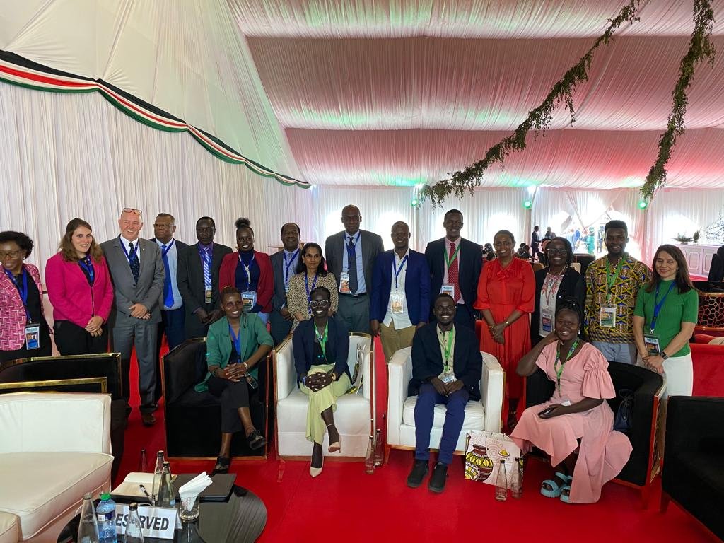 "Nothing about us, without us!" Strong call from <a href="/LuakSusan/">susanluak</a> to work and advocate with refugees for inclusive #ClimateAction at the frontlines of the #ClimateCrisis at a meeting with the refugee youth delegation, IGAD and <a href="/Refugees/">UNHCR, the UN Refugee Agency</a> at the <a href="/AfClimateSummit/">Africa Climate Summit</a>. #WithRefugees #ACS23