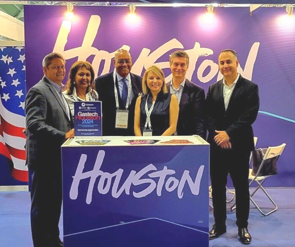 GHPartnership's tweet image. The Partnership recently traveled to the 2024 #Gastech conference in Singapore with city and county officials as we prepare to bring the conference to the Bayou City next year.