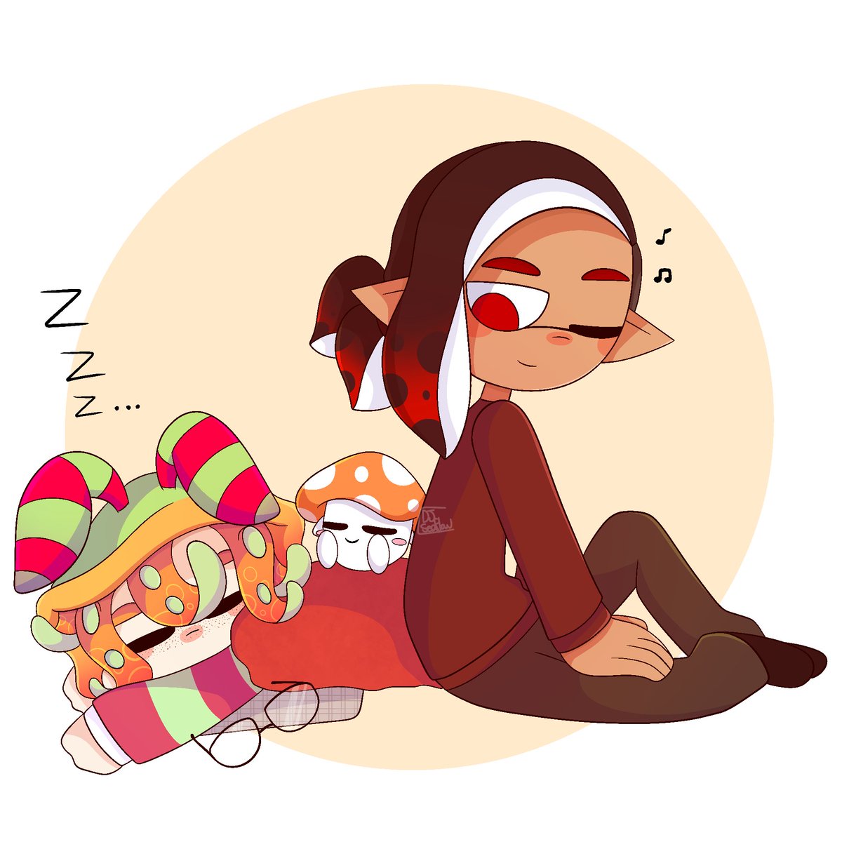 APeonySeapie's tweet image. 💤💤💤

With @El_pinche_Nafah 💚❤️

#DJSeaflow #Splatoon #Maxxflow