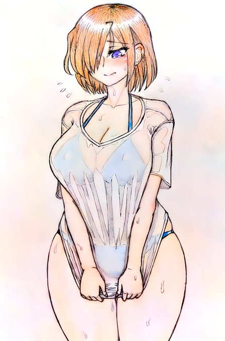 うちの子にビキニと湿ったTシャツを着せるなどした。 