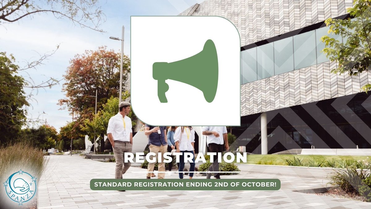 Only 1 week left until the standard registration for the SPANZA 2023 Hybrid ASM closes! Don't miss out on this fantastic opportunity to be a part of this great conference spanza.org.au/2023 #SPANZA23CHC