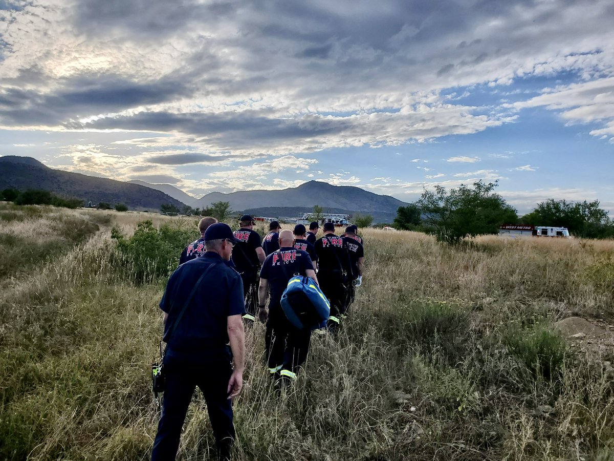 WMFR tonight on a backcountry rescue in Bear Creek Lake Park. A mountain biker was injured after crashing on a trail. The shortest route to the waiting ambulance- across a creek. The biker was transported to a local hospital. Thanks to Bear Creek Park Rangers for the assistance.