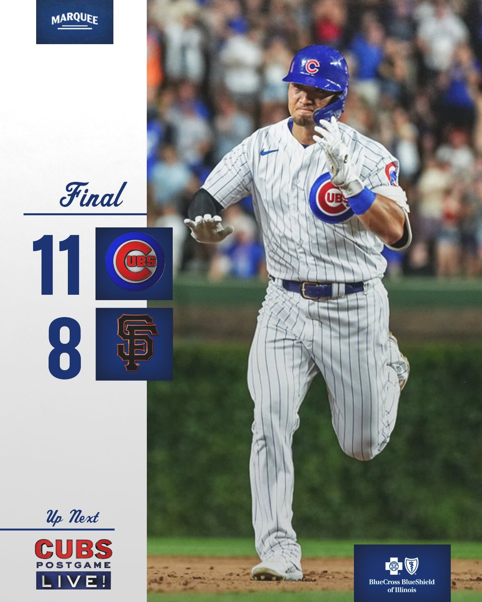 WatchMarquee's tweet photo. CUBS WIN! https://t.co/sjapLZqoGM