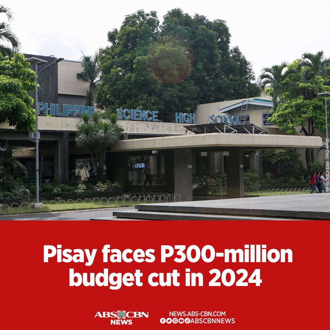 ABSCBNNews's tweet photo. Kinaltasan ng P300 milyon ang budget ng Philippine Science High School System para sa taong 2024. 

Makakaapekto umano ito sa pag-aaral ng mga estudyante at sa kanilang mga infrastructure project, ayon sa kanilang executive director.

BASAHIN: https://t.co/vR4UbYPXfi https://t.co/k6X9ygLZPM