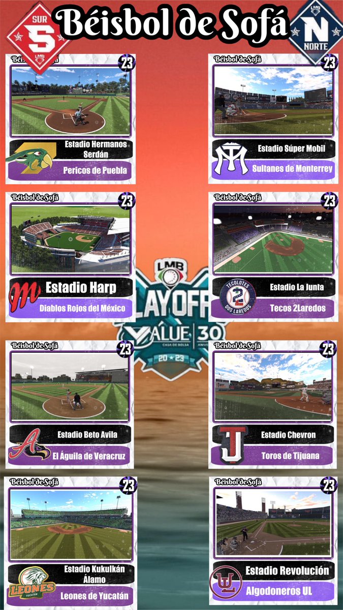 #LMBenTUDN Hola 3 amigos! Los invito y a la afición que sigan nuestro perfil gamer en IG , recreamos los estadios de <a href="/LigaMexBeis/">Liga Mex Beis</a> y <a href="/Liga_Arco/">Liga ARCO Mexicana del Pacífico</a> en el videojuego #MLBTheShow23 . Lo hacemos gratuitamente y con el fin de impulsar los videojuegos y el beis! instagram.com/beisbol_de_sof…