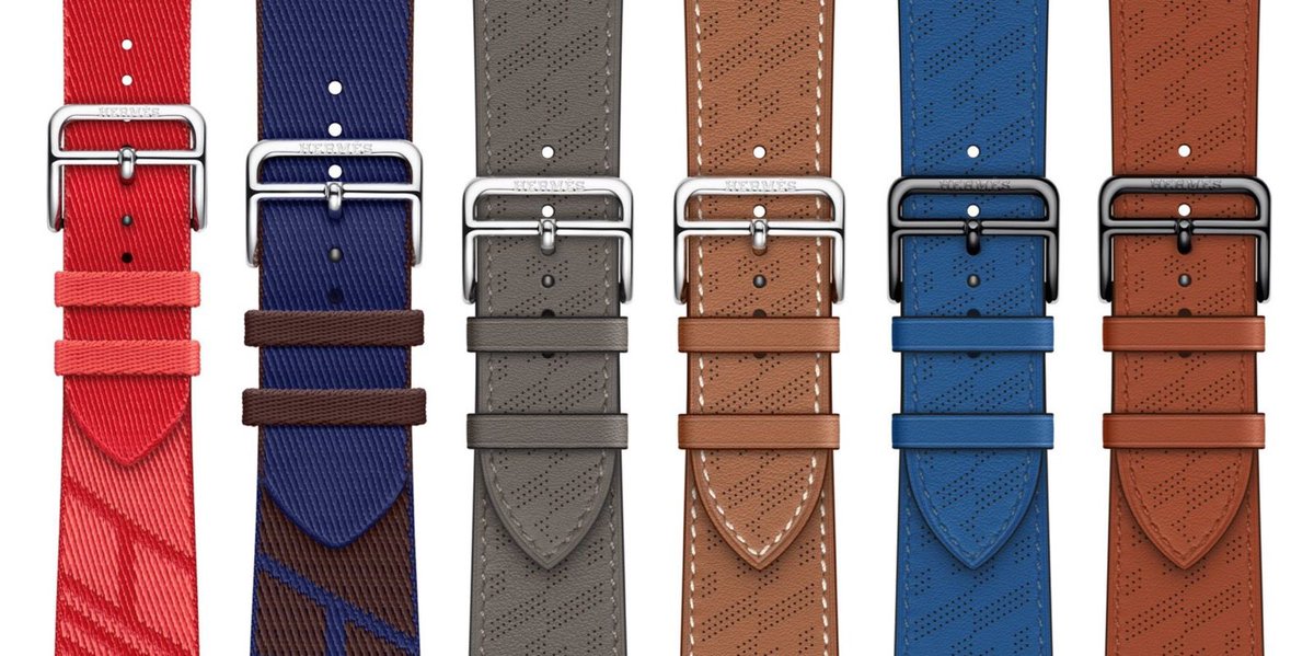 techcen8's tweet image. Leather Apple Watch bands could be discontinued with the series 9