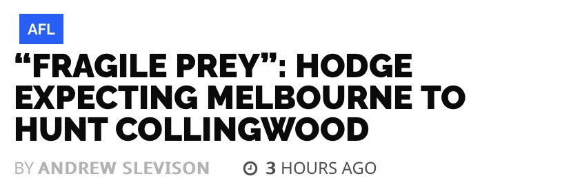 Can someone please pin this up in the pies change room tomorrow night 
Cheers