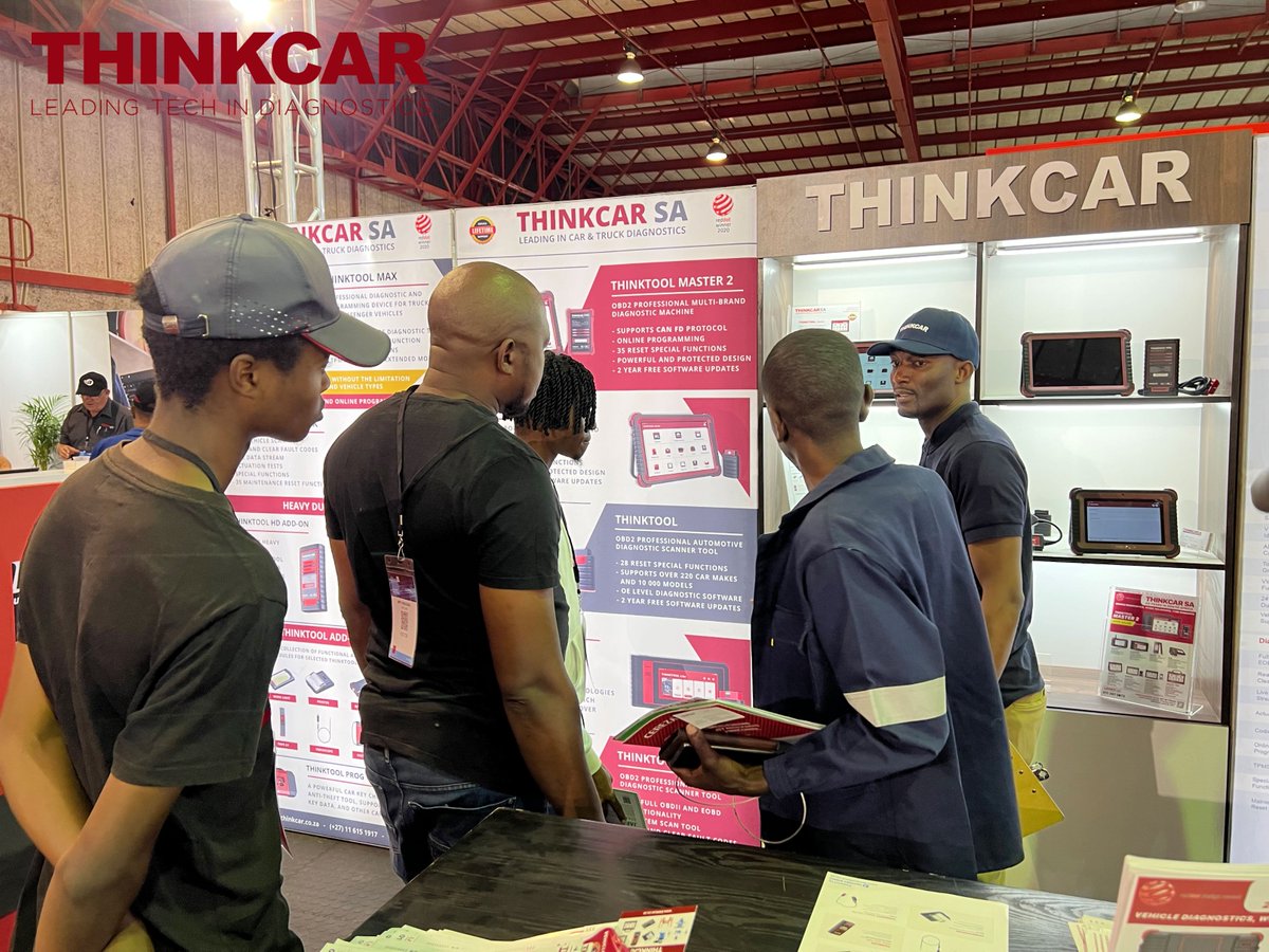 ObdThinkcar's tweet photo. THINKCAR at Automechanika Johannesburg! Welcome to visit us at booth No.6A11! #THINKCARJOHANNESBURG #AUTOMECHANIKAJOHANNESBURG #THINKCARGLOBAL https://t.co/KkofetupSs