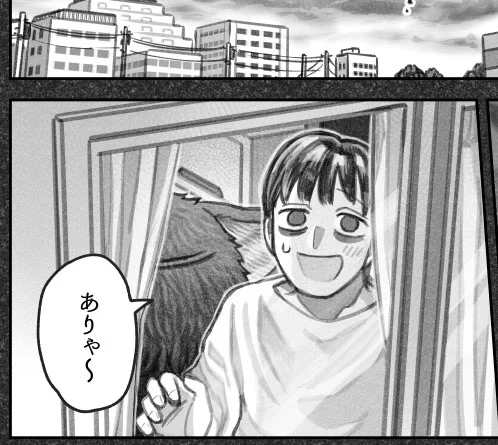 第128話『猫を拾った話。』更新です  #漫画が読めるハッシュタグ  「いかずち」  秋の嵐とねこの家。  どうぞよしなに! #ねこひろ