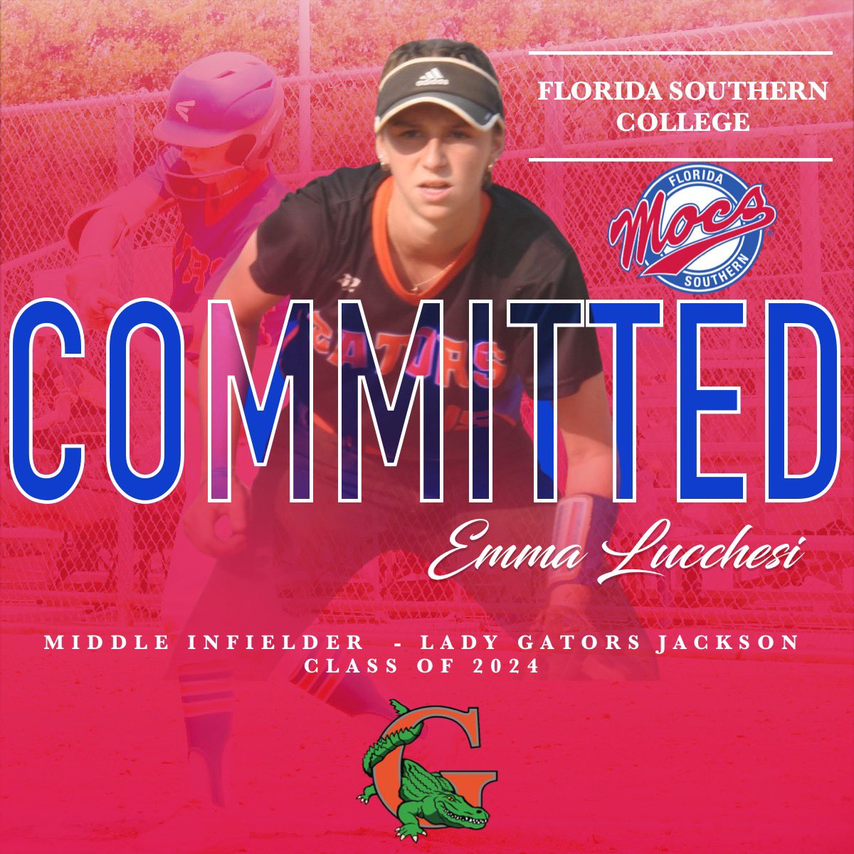 I’m excited to announce my commitment to Florida Southern to further my athletic and academic career. I would like to thank my coaches, my parents, my teammates, and my friends for helping and supporting me throughout this journey. Good things to come in the future. GO MOCS ❤️