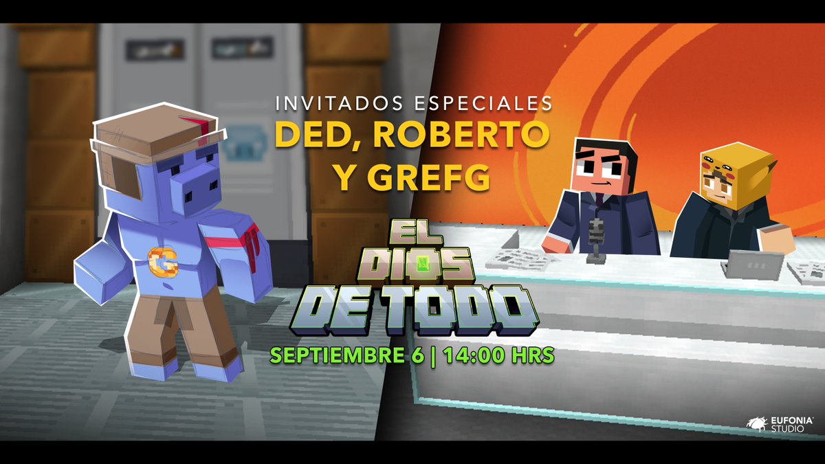 SeriesJSG's tweet photo. ¡PUERCO NECESITA DE MI AYUDA! capitán Grefg, necesitaré de su ayuda para salvar a mi amigo. 
Además de eso, Ded y Roberto estarán el día de mañana cubriendo una noticia importante, nos vemos: 

🇲🇽 2:00pm 🇨🇴 3:00pm 🇪🇸10:00pm 🇦🇷5:00pm 
🇨🇱5:00pm

¡NOS VEMOS MAÑANA DENTRO DEL PUERCO ARAÑA!