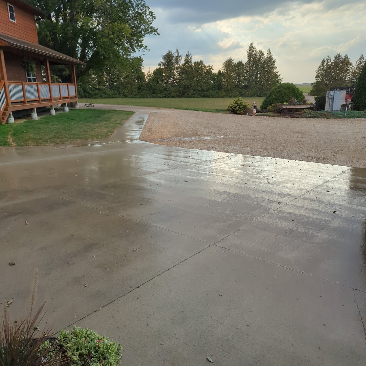 Record breaking rain event in Westfield Township, MN.  Got the driveway wet.