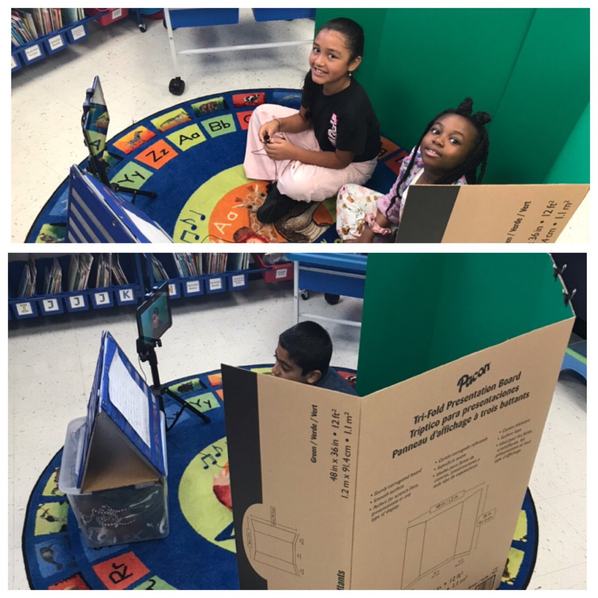 3rd &amp; 4th graders compared and contrasted their countries’ flags. Then they made videos about their findings in our “fancy” recording studio. <a href="/SwansCreekES/">Swans Creek Elem</a> <a href="/SWANSPrincipal/">Mrs. Whitney</a> <a href="/SwansCreekAP/">SCESAP</a>