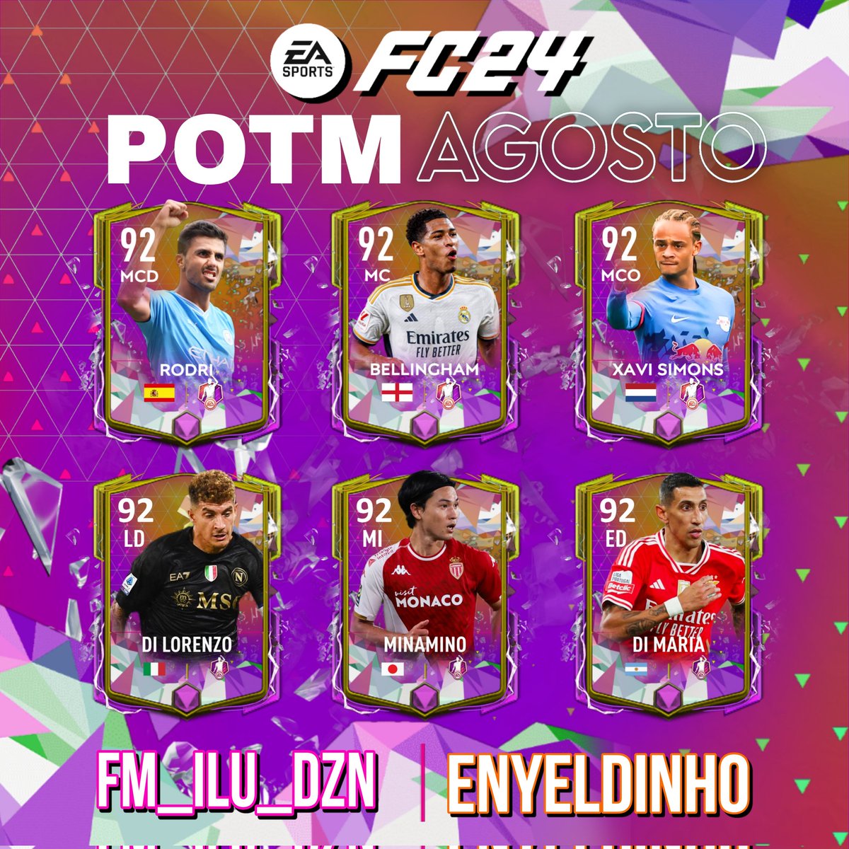 𝕴𝖑𝖚 (@fm_ilu_dzn) on Twitter photo Concepto🎨🖌 Colab: <a href="/Enyeldinho/">Enyeldicius JR.</a>
POTM,Cada vez queda poco para el nuevo FC MOBILE por eso el concepto con esta temática ¿Que jugador te gustaría tener en tu plantilla y estas de acuerdo con los jugadores? <a href="/tutiofifa/">Tío Fifah 🇨🇴 🇵🇸 حرة</a> #conceptart #FC24 #POTM Concepto🎨🖌 Colab: <a href="/Enyeldinho/">Enyeldicius JR.</a>
POTM,Cada vez queda poco para el nuevo FC MOBILE por eso el concepto con esta temática ¿Que jugador te gustaría tener en tu plantilla y estas de acuerdo con los jugadores? <a href="/tutiofifa/">Tío Fifah 🇨🇴 🇵🇸 حرة</a> #conceptart #FC24 #POTM