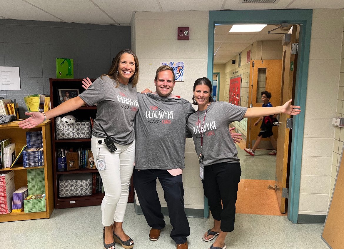 The Gladwyne leaders (Principal Veronica Ellers and Assistant Principal Christine Eagles) shared some swag with me today!  #LMSDBuildingBelonging