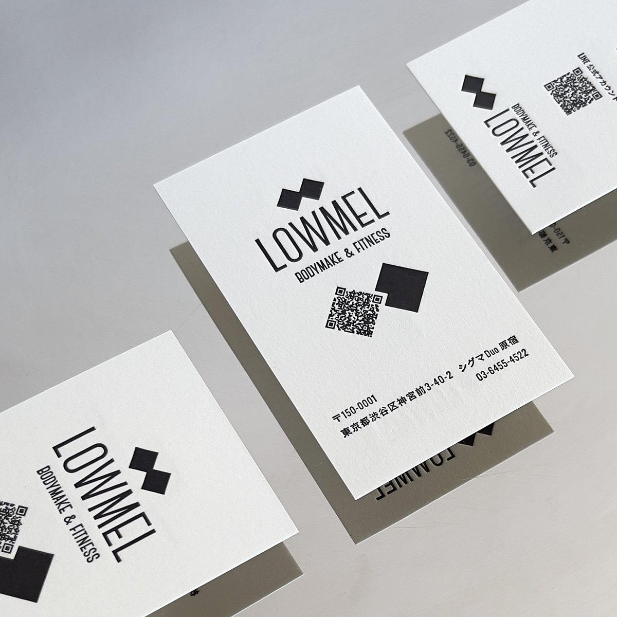BDLetterpress's tweet photo. LOWMEL(ローメル)様の活版印刷名刺を印刷させていただきました💫
LOWMEL
東京都渋谷区神宮前3-40-2 シグマDuo原宿
https://t.co/VgPQYD5XF4
パーソナルトレーニングスタジオ/整体/エステサロン
#lowmel #パーソナルジム東京 #活版印刷名刺 #活版印刷 #活版 #birddesignletterpress https://t.co/YxjRcmzgP0