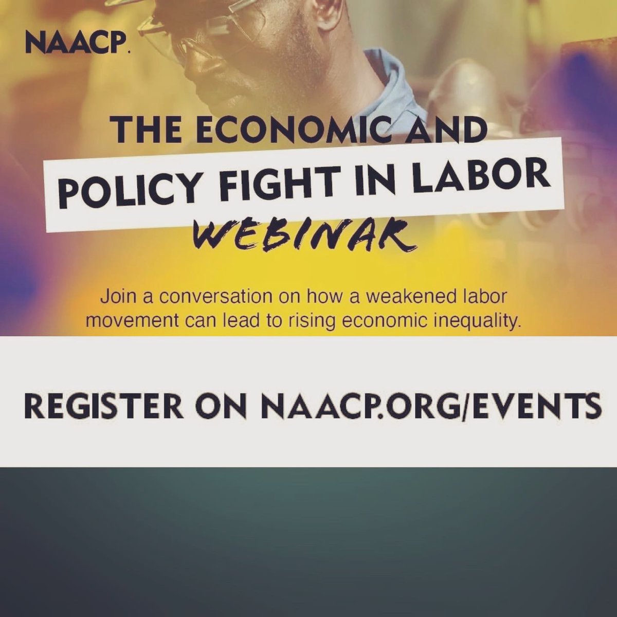 naacplosangeles's tweet photo. This week is #NAACPLaborActionWeek!
Join us on Thursday, Sept. 7 for the "Economic and Policy Fight in Labor" webinar moderated by #NAACP Patrice Willoughby, which will be focused on the policies that labor leaders should be advocating for.
#NAACPLaborWeek #LosAngeles #California https://t.co/OmUeAMV2ir