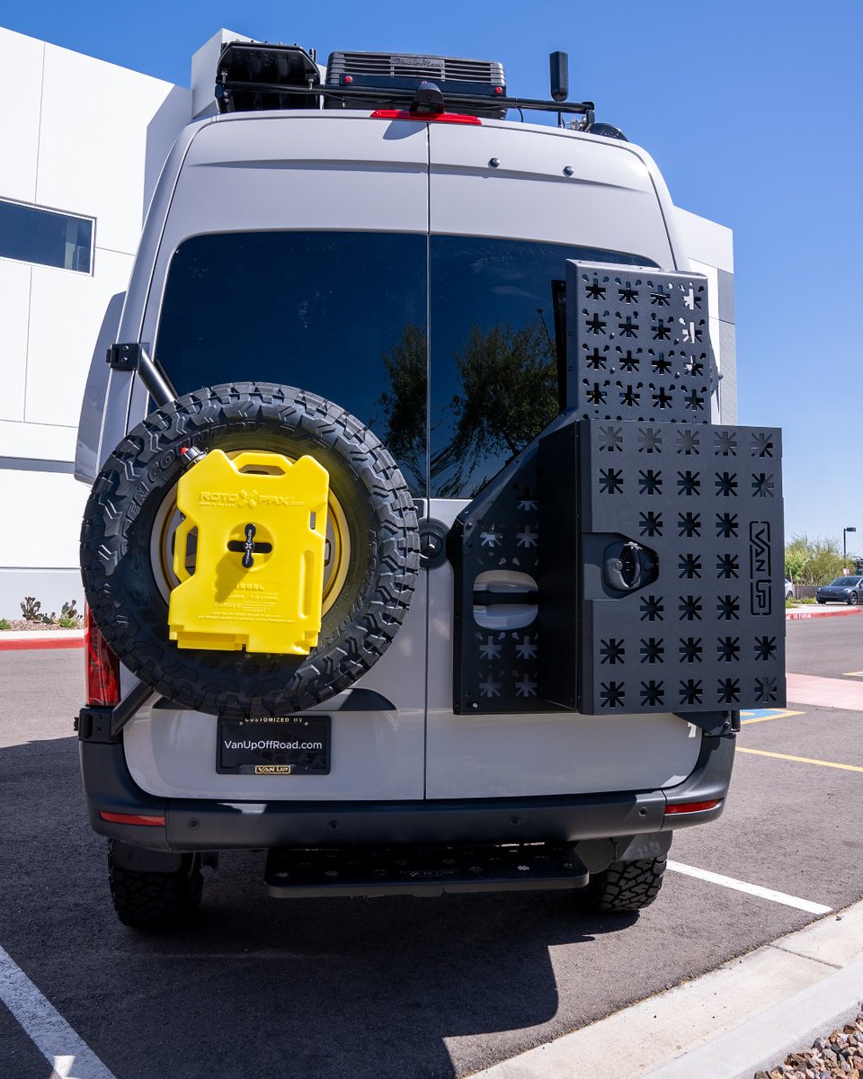 VanUpOffRoad's tweet photo. Serving another look at the backend of these Wrapped Rigs! 🚐✨ With a multitude of new upgrades, it's now a dream on wheels, ready to conquer any adventure that comes its way. Let the magic of innovation and craftsmanship unfold before your eyes! 🛠️🌟 https://t.co/5973kPm3bZ