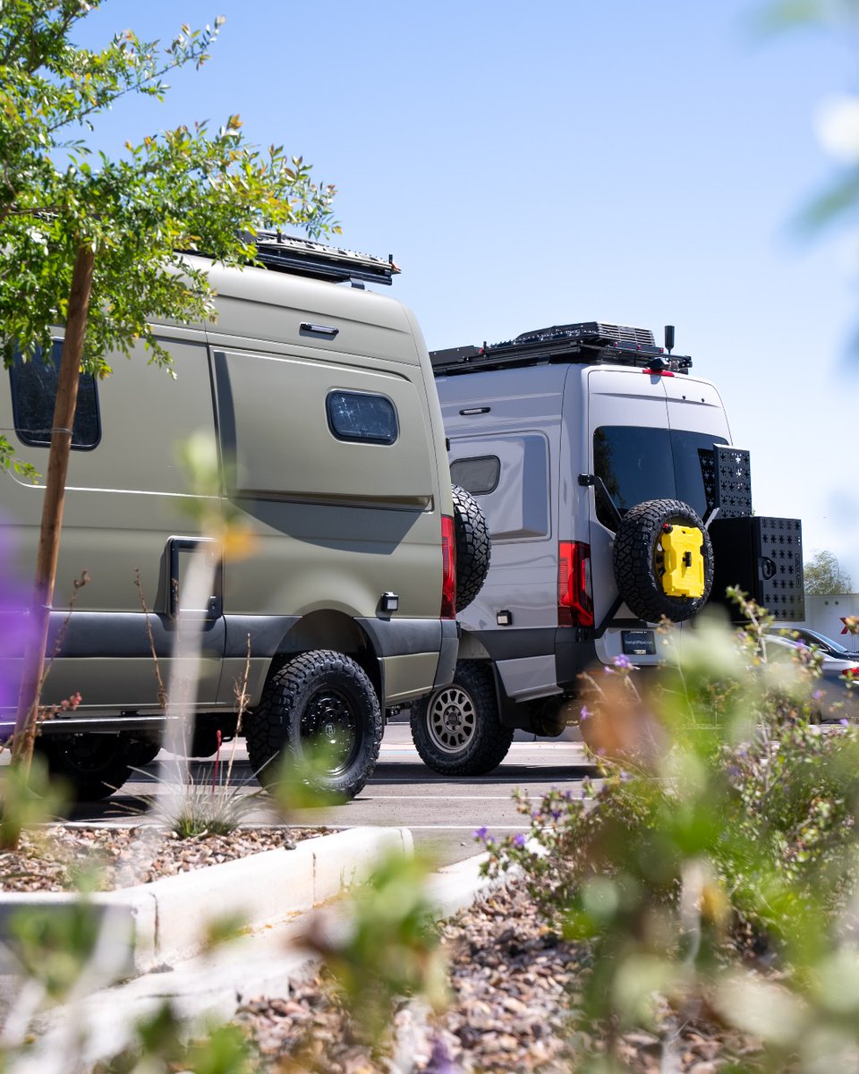Serving another look at the backend of these Wrapped Rigs! 🚐✨ With a multitude of new upgrades, it's now a dream on wheels, ready to conquer any adventure that comes its way. Let the magic of innovation and craftsmanship unfold before your eyes! 🛠️🌟