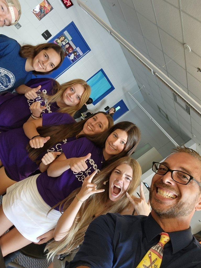 Some first day of school pictures from Mr. Perry's Computer Science  class activity winners today! Welcome back Lakeland! #wearelakeland