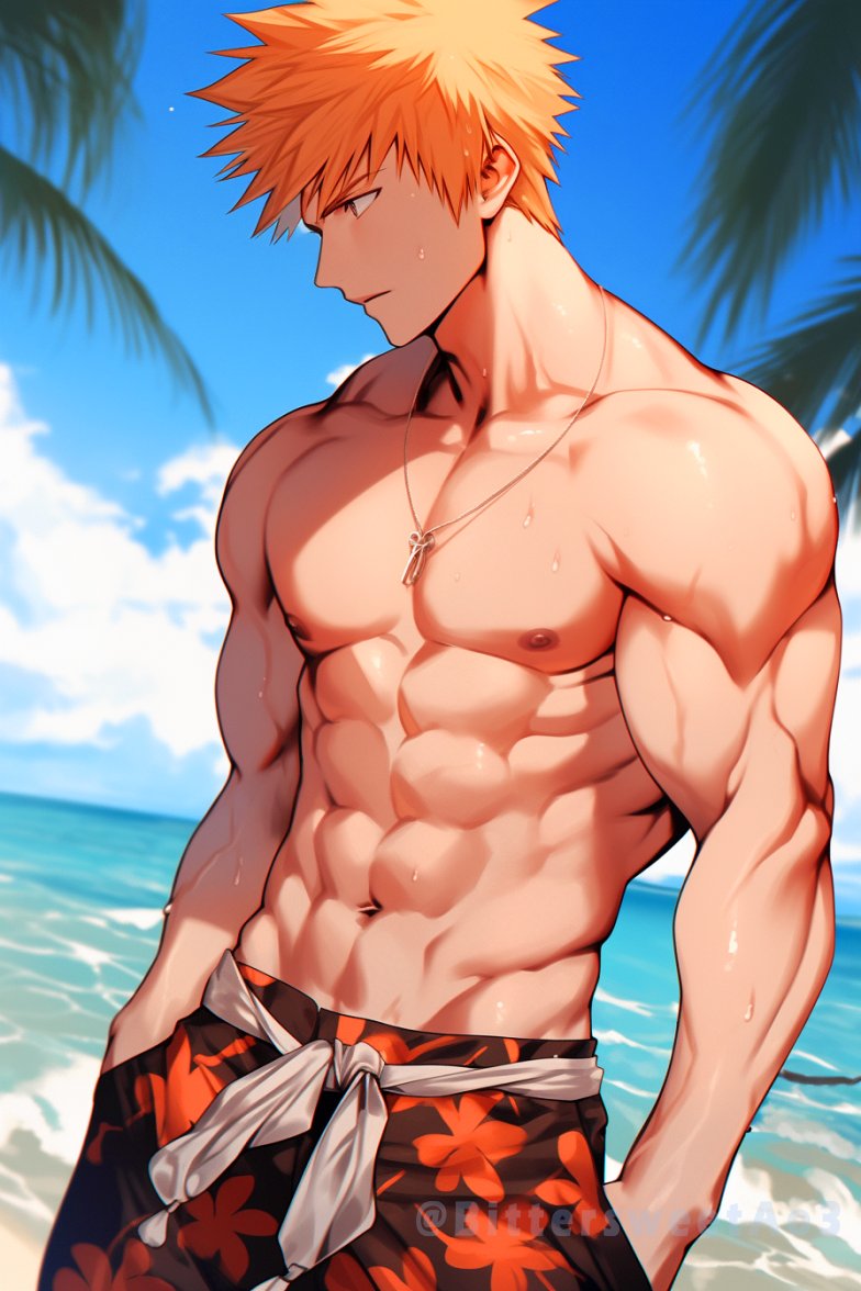 #fanart #nijijourney #animeboy #BLEACH #IchigoKurosaki #AIart #黒崎一護 
Three days of heat wave, feels like we've been thrown back into summer!