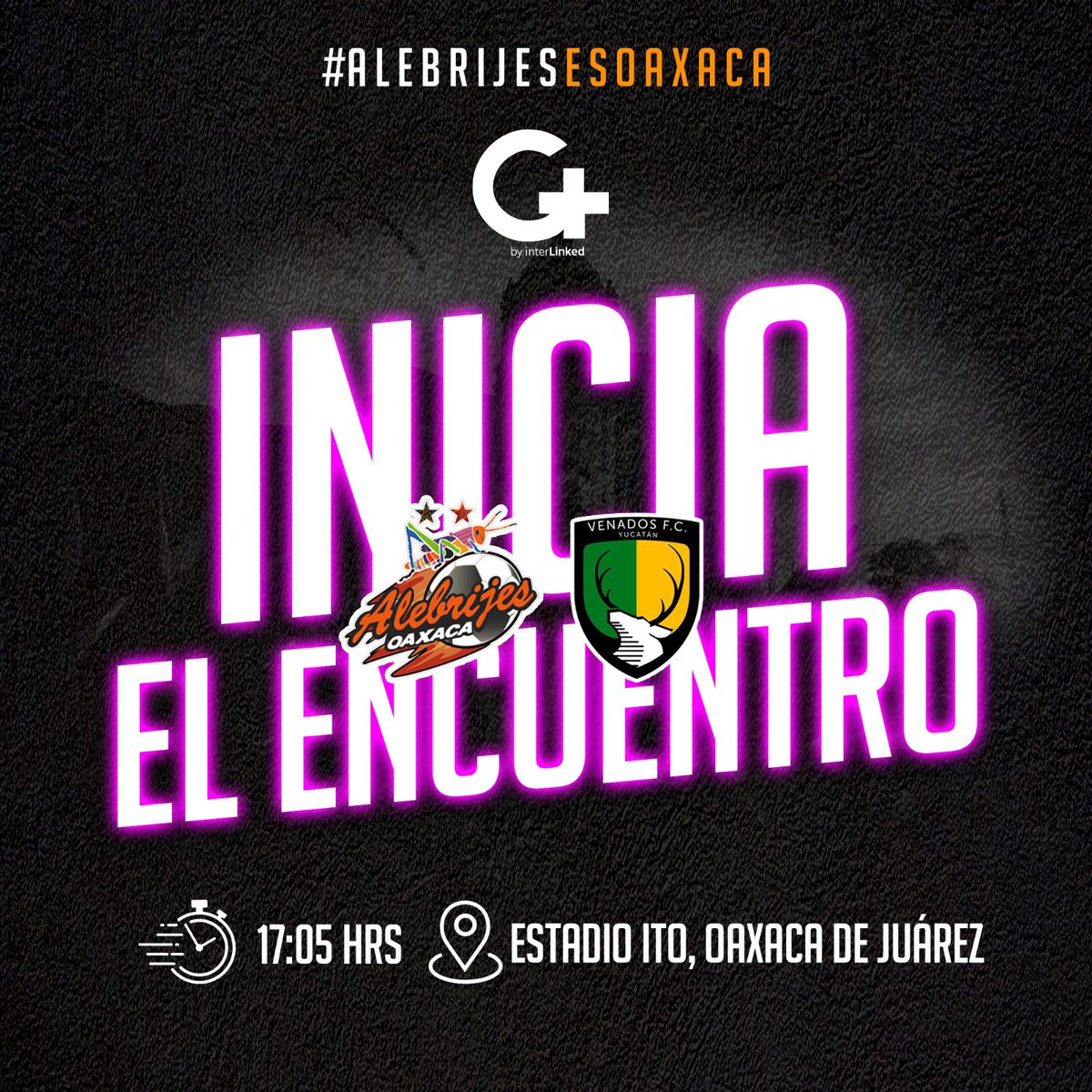 AlebrijesOaxaca's tweet photo. #ALEvsVEN 1T 🕣
0'| Inicia el encuentro 🆚 @venadosfc
¡Vamos Oaxaca!
#JuntosXLaT3rcera⭐️⭐️🏆
#AlebrijesEsOaxaca💚🖤🧡 https://t.co/Y5qKmfoW4I