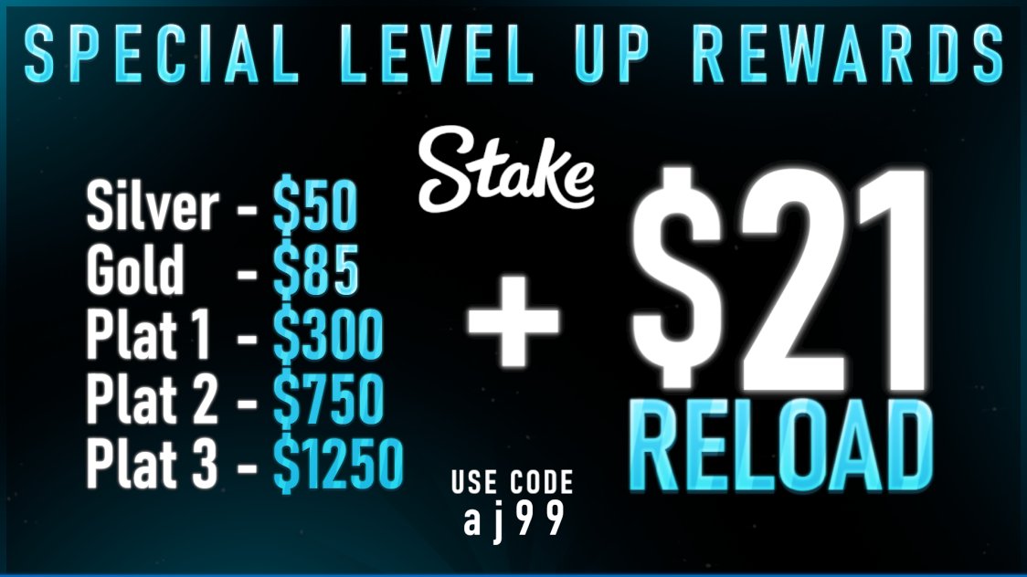 💸 $200 GIVEAWAY!
($100 x 2 Winners)

✅ RT &amp; Like &amp; Follow me and <a href="/AJ9million/">AJ9</a> 
✅ Tag 3 friends
✅ Join Discord: discord.gg/aj9

Why Code aj99 at Stake?
💎Special Level Up Rewards for code users
💎$21 Reload

stake.com/?c=aj99

⌛️ Will be announced in 72 hours!