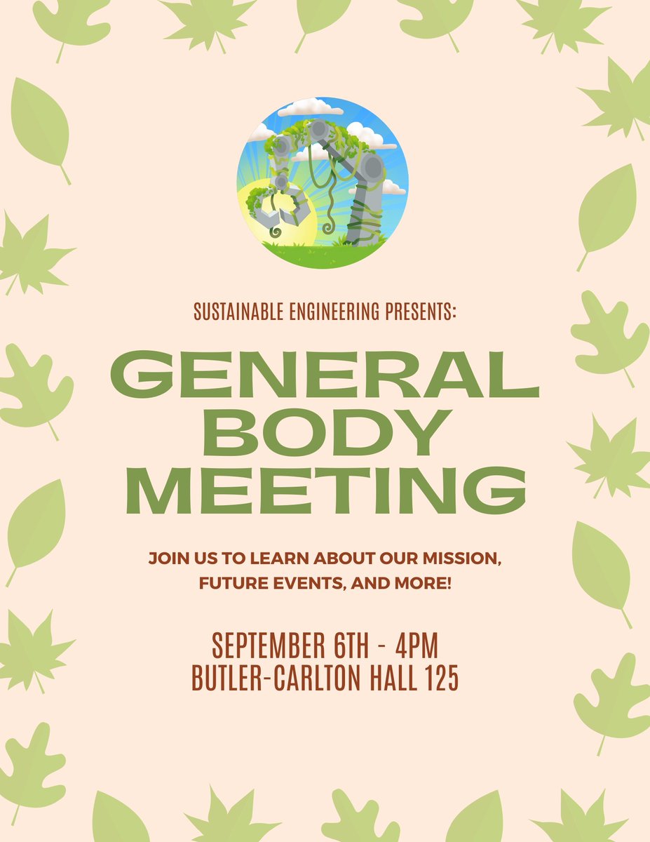 mst_sustainable's tweet image. Hope to see you all a the general body meeting at Butler-Carlton Hall 125 at 4pm.THERE IS GONNA BE PIZZA #sustainability #StaySUSE #verticalfarming #sustainable #mst #ms&amp;amp;t #sdelc #engineering #sustainableengineering 🥀☘️🌿🌱